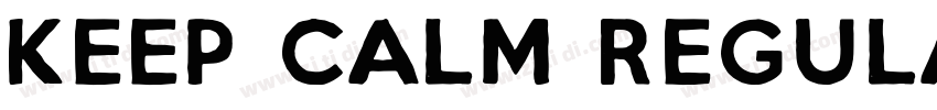 Keep Calm Regular字体转换